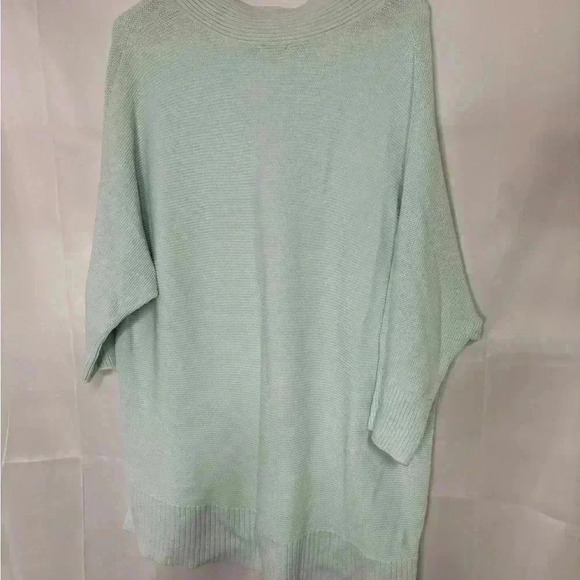 Womens size 3 (XL) aqua Chicos brand sweater, #H596 - Picture 2 of 4